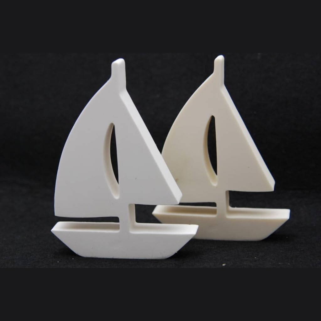 Candle Holder Supplies - 3D Sailboat Night Light Silicone Mold