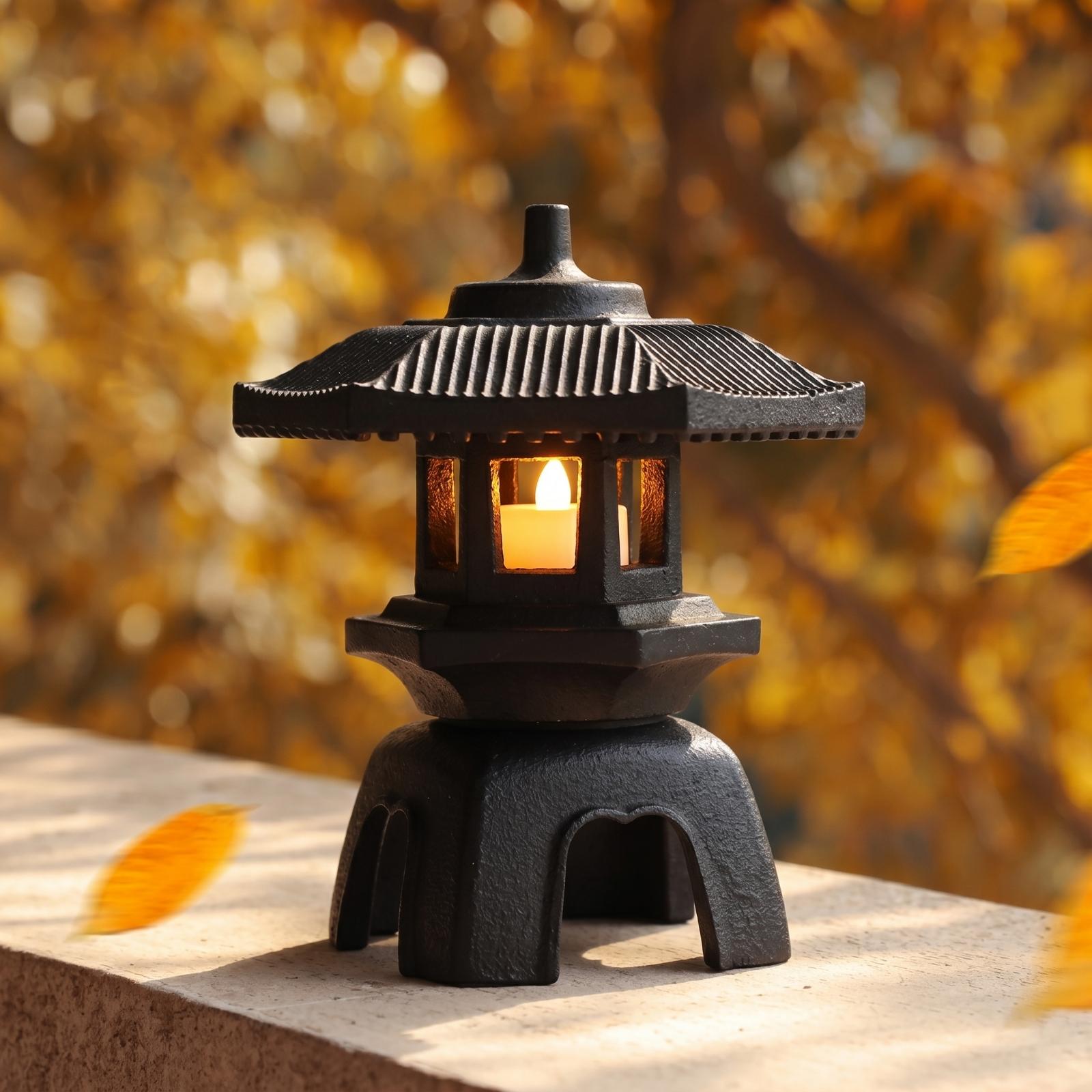 Cast Iron Lantern Openwork Can - Candle Holder Supplies 评论和价格