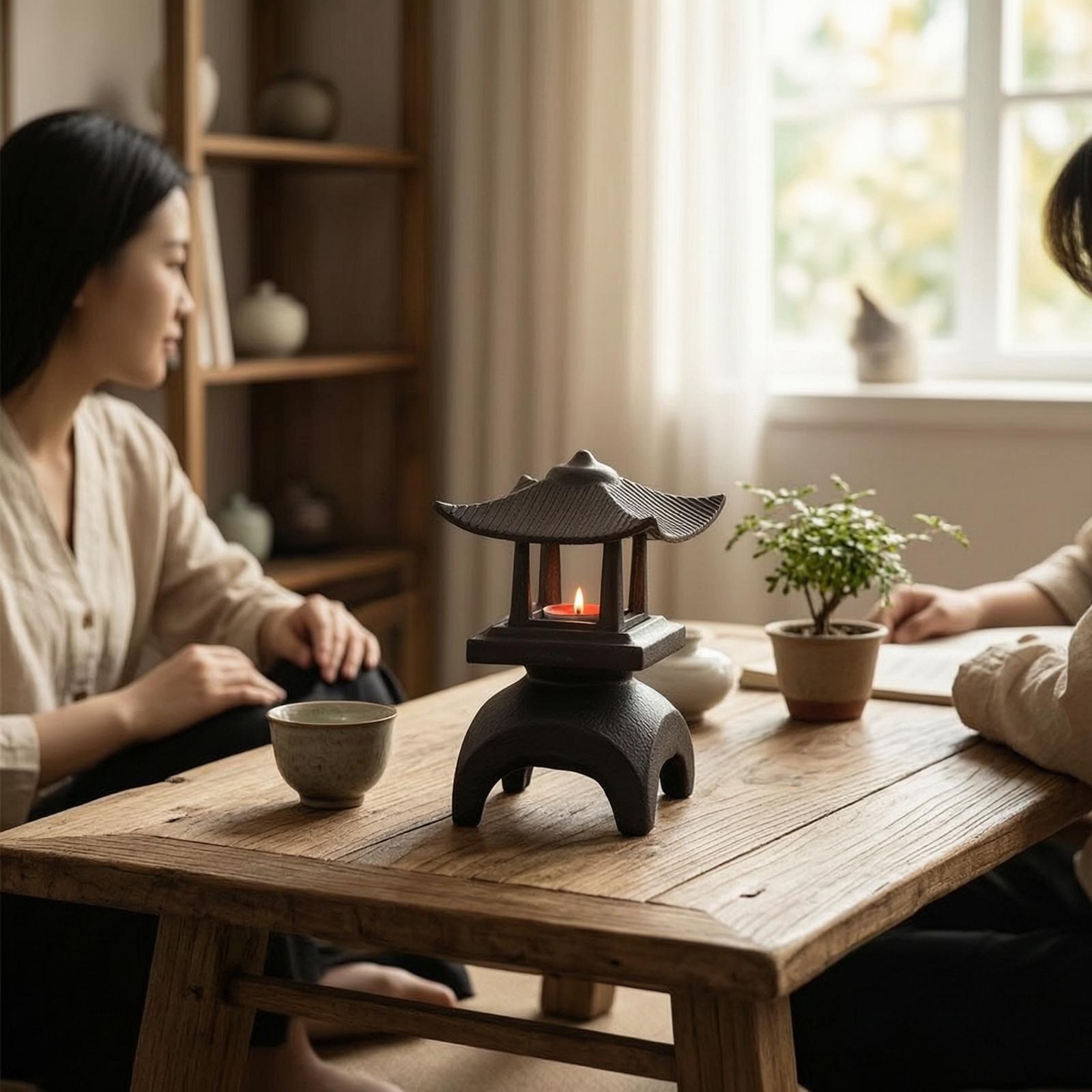 Cast Iron Lantern Openwork Can - Candle Holder Supplies 评论和价格