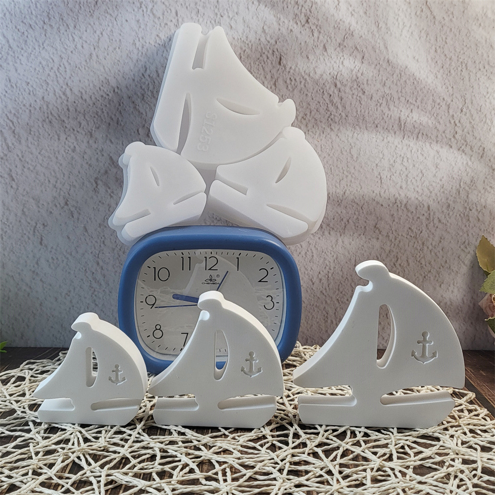 3D Sailboat Night Light Silico - Candle Holder Supplies 评论和价格