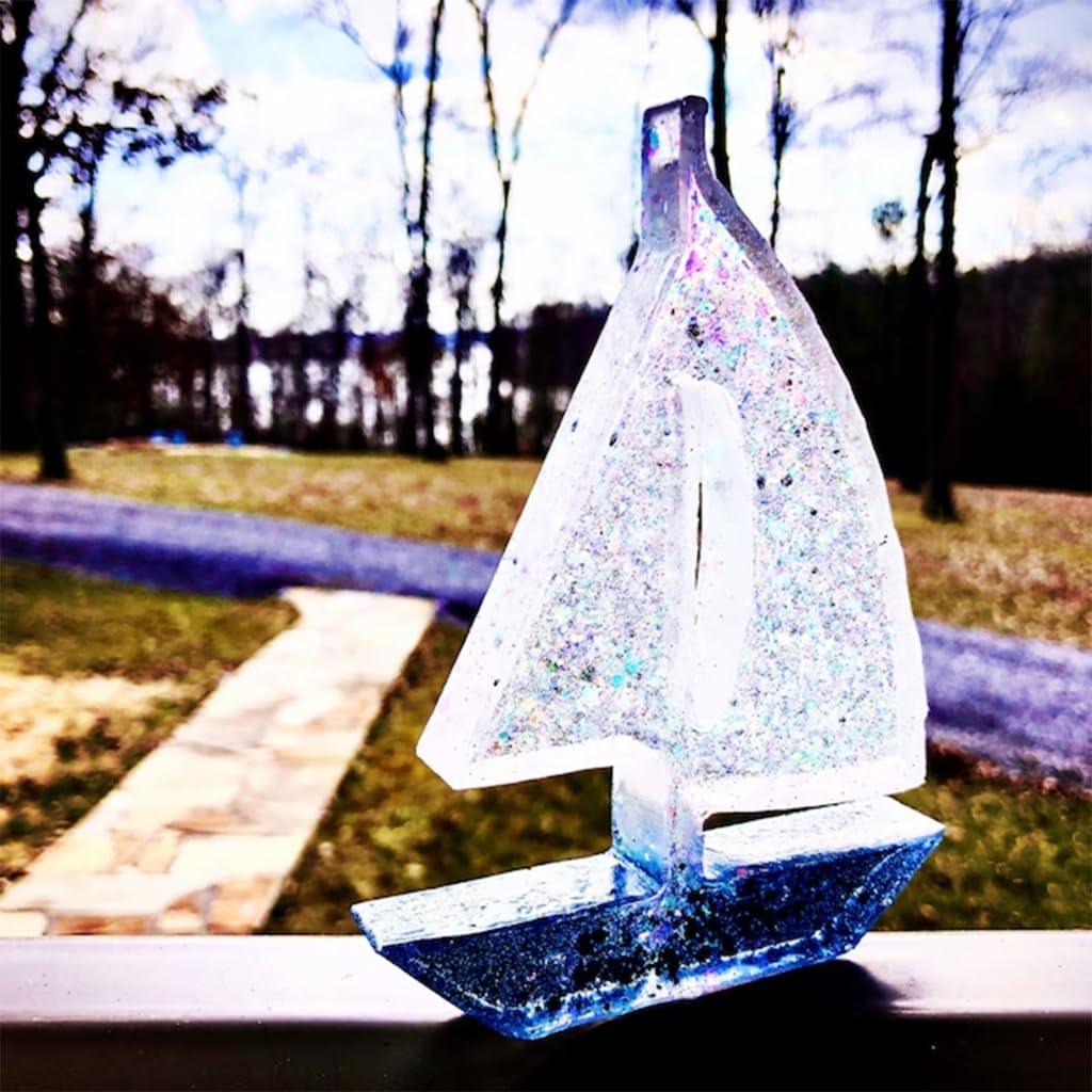 3D Sailboat Night Light Silico - Candle Holder Supplies 评论和价格