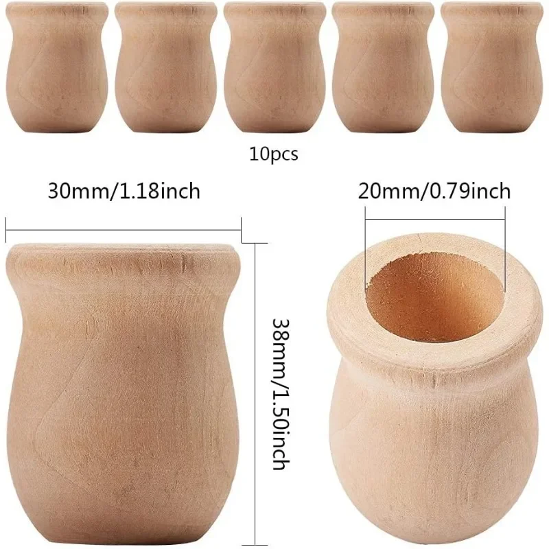 10 pcs 1.5 Inch 10pcs Unfinish - Candle Holder Supplies 评论和价格
