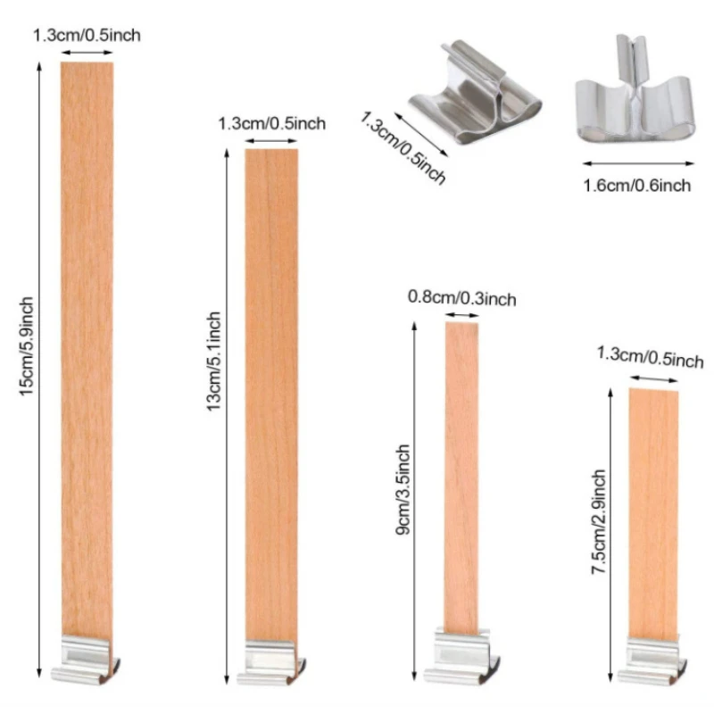 30pcs High Quality Wooden Cand - Candle Supplies Beeswax 评论和价格