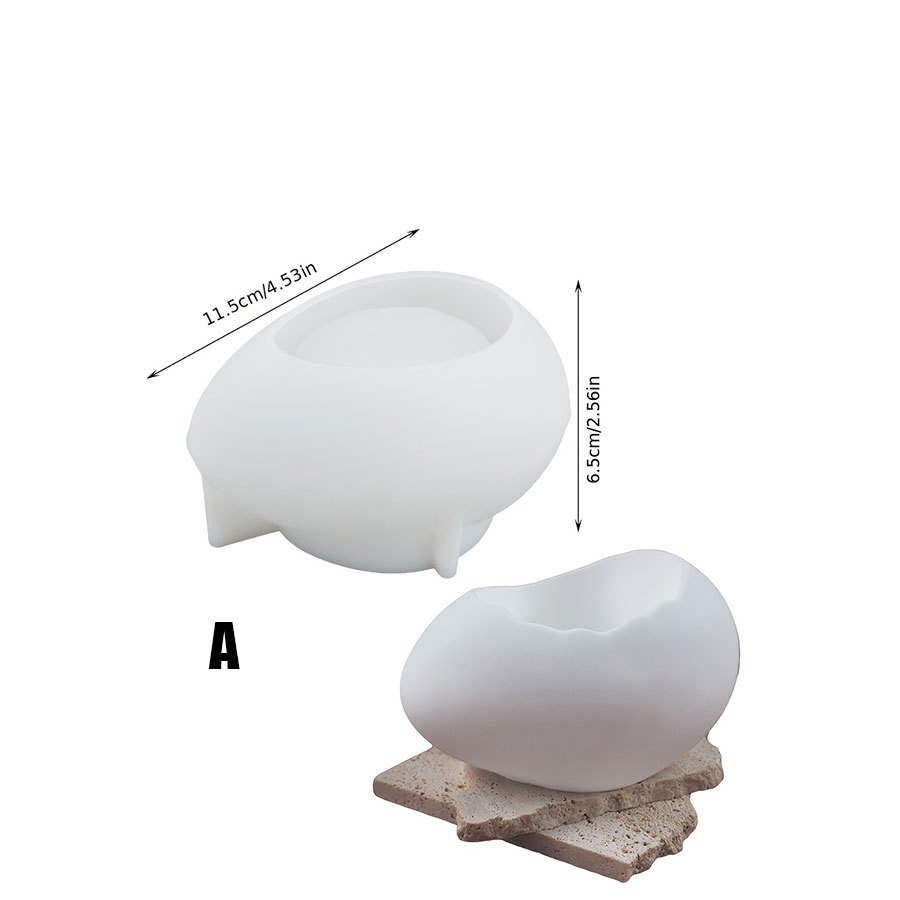 [Resin Mold]  Silicone Egg Mol - Candle Holder Supplies 评论和价格