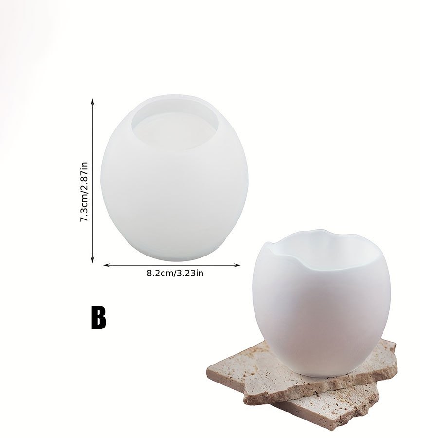 [Resin Mold]  Silicone Egg Mol - Candle Holder Supplies 评论和价格