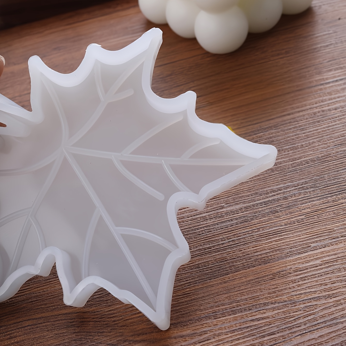 1PC Maple Leaf shaped Silicone - Candle Supplies Store 评论和价格