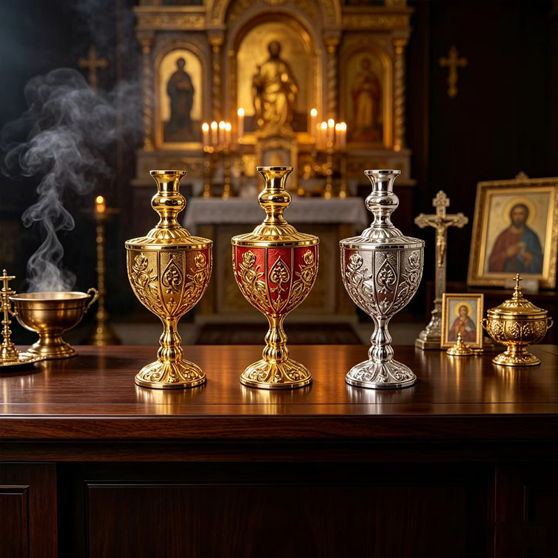 Catholic Orthodox Vigil Lamp R - Candle Holder Supplies 评论和价格