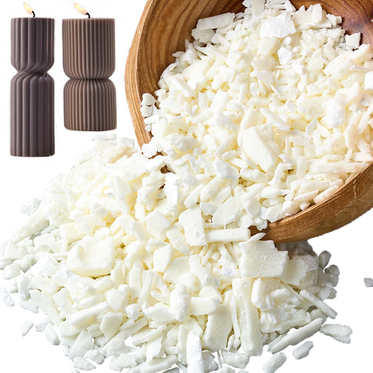 1 Pounds Pure White Soy Wax Fo - Candle Supplies Store 评论和价格