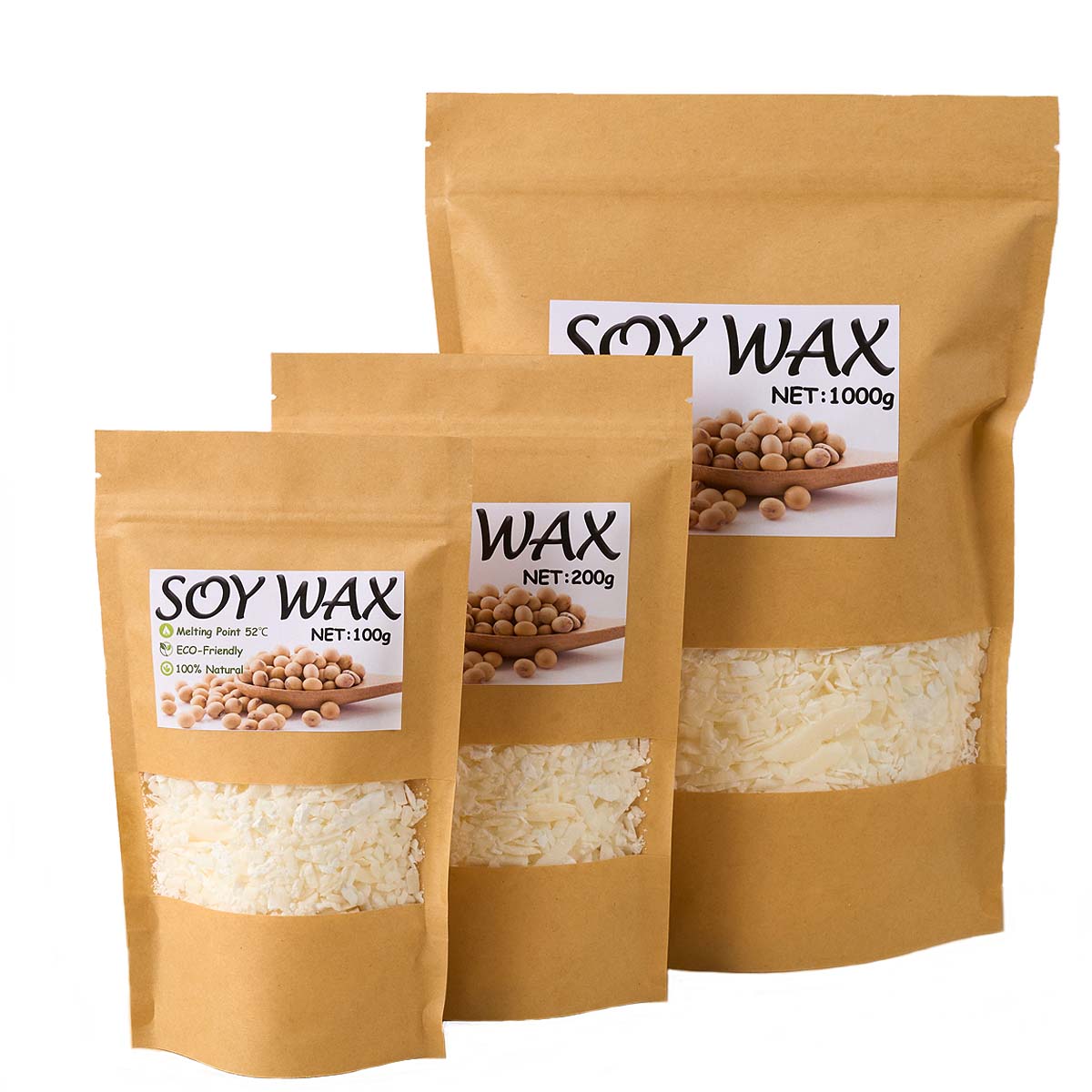 1 Pounds Pure White Soy Wax Fo - Candle Supplies Store 评论和价格