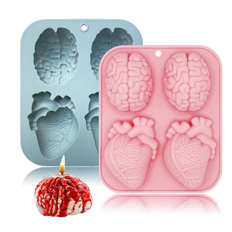 Human Brain And Heart Silicone - Candle Supplies Store 评论和价格