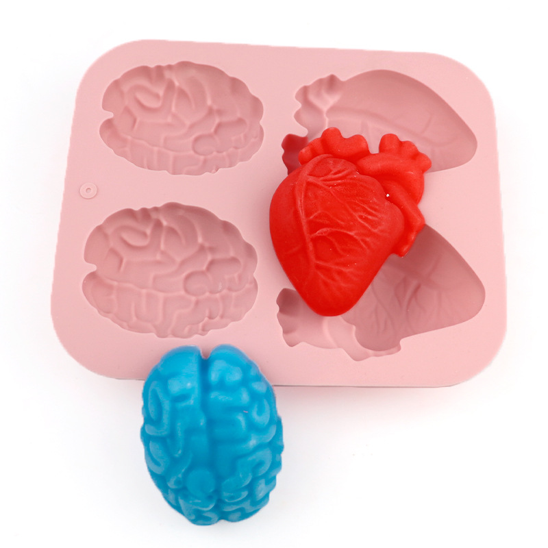 Human Brain And Heart Silicone - Candle Supplies Store 评论和价格