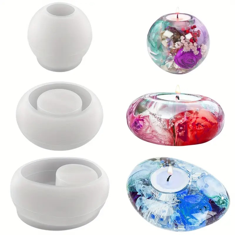 Tealight Candle Holder Resin S - Candle Holder Supplies 评论和价格