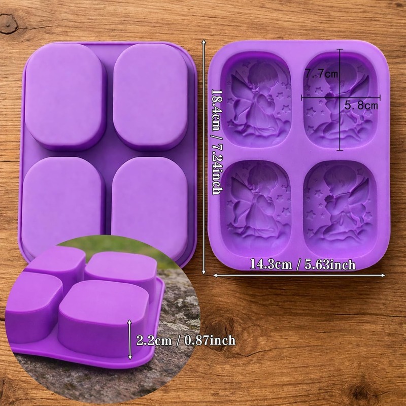 Angel Silicone Mold For Soap M - Candle Supplies Store 评论和价格