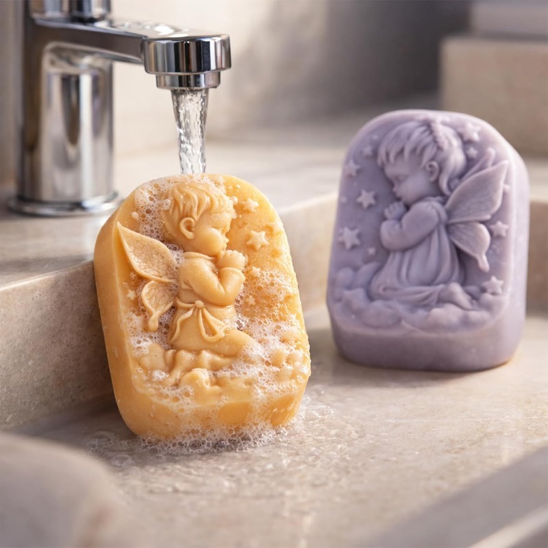 Angel Silicone Mold For Soap M - Candle Supplies Store 评论和价格