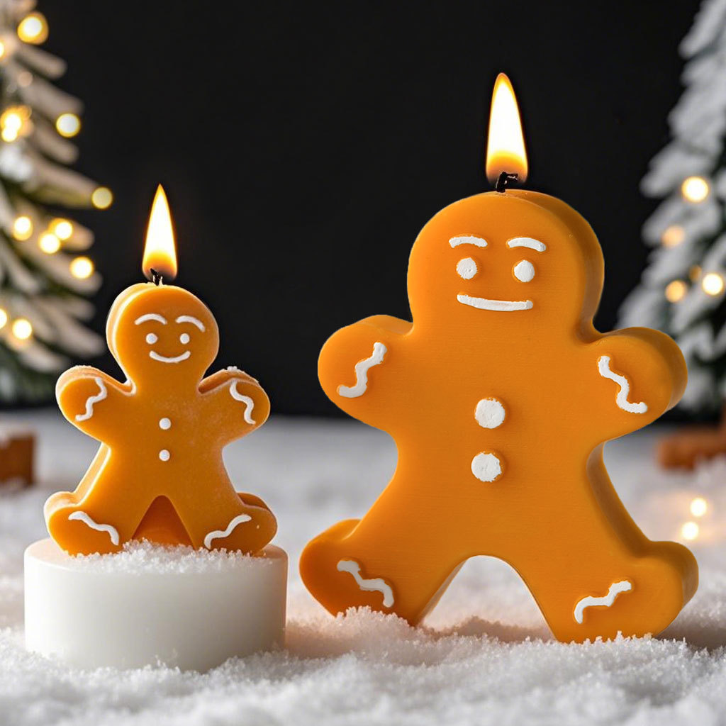 DIY Cartoon Gingerbread Man Si - Candle Supplies Store 评论和价格