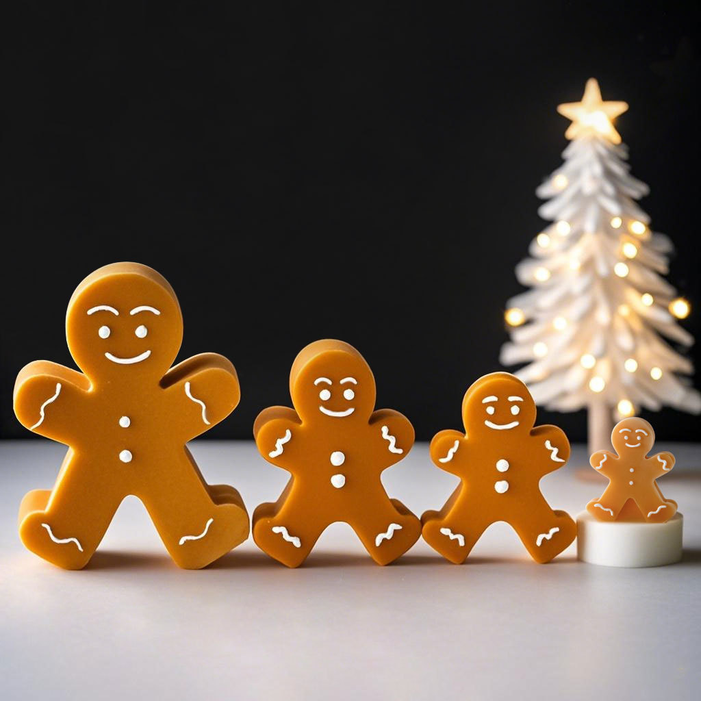 DIY Cartoon Gingerbread Man Si - Candle Supplies Store 评论和价格
